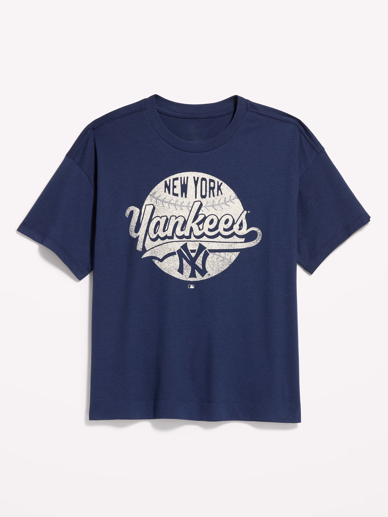 New York Yankees 여성용 크루넥 티셔츠 상세 이미지 2