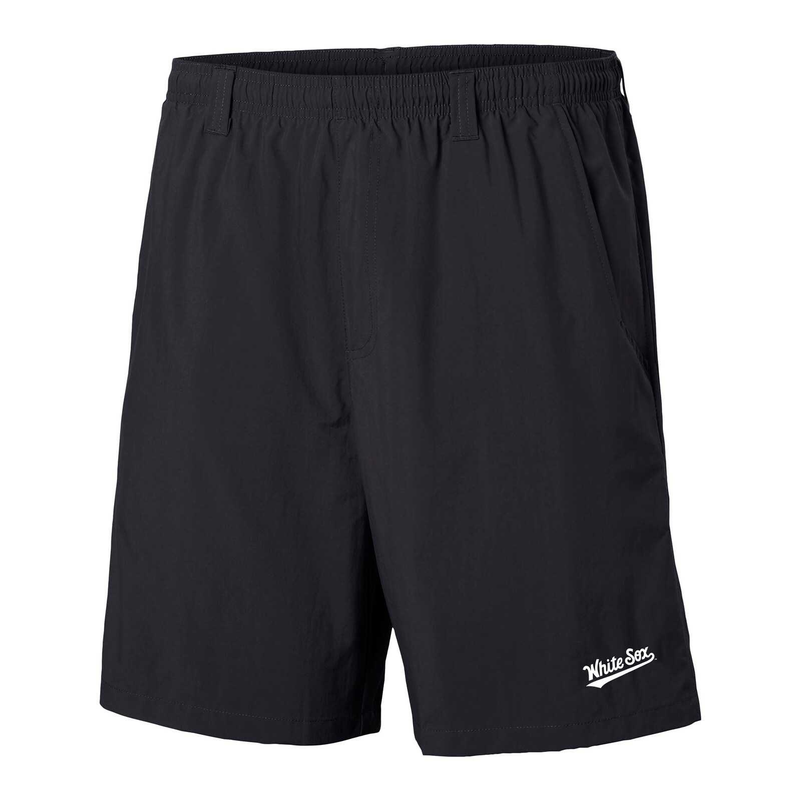 남성용 Chicago White Sox Columbia 블랙 PFG Backcast III 워터 쇼츠 상세 이미지 2