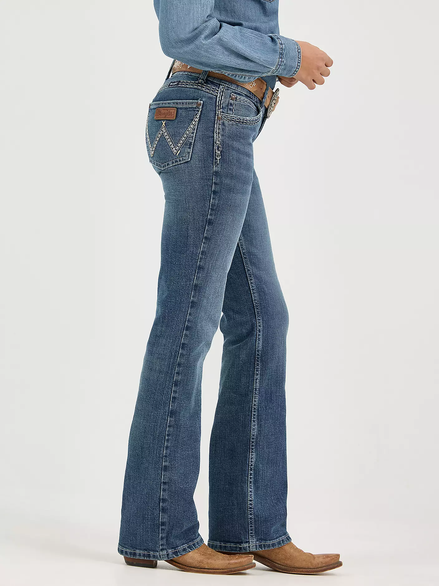 여성용 Wrangler® 레트로® 세이디 진즈 인 티파니 상세 이미지 5