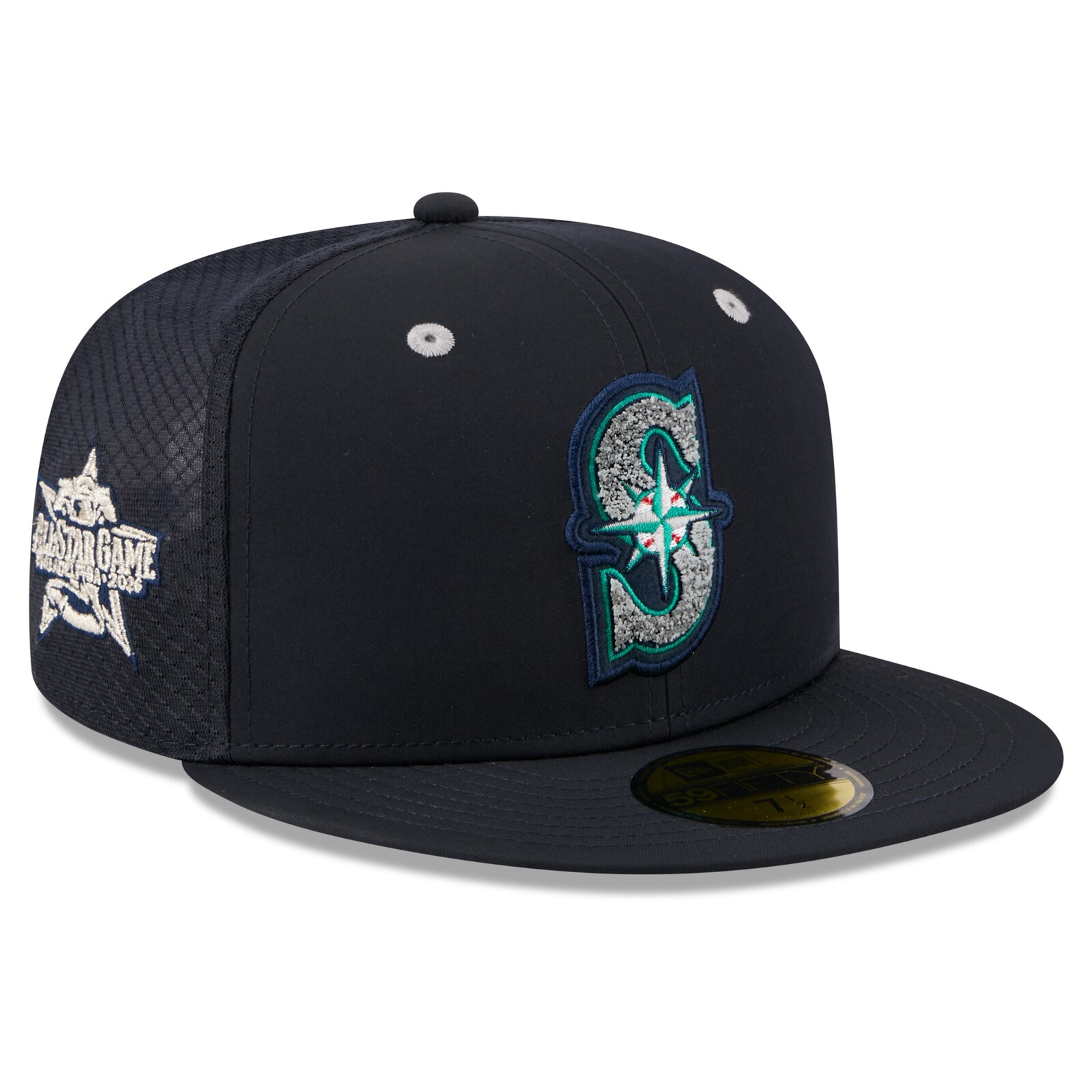 남성용 Seattle Mariners New Era 네이비 2026 MLB 올스타전 워크아웃 59FIFTY 피티드 모자 상세 이미지 2
