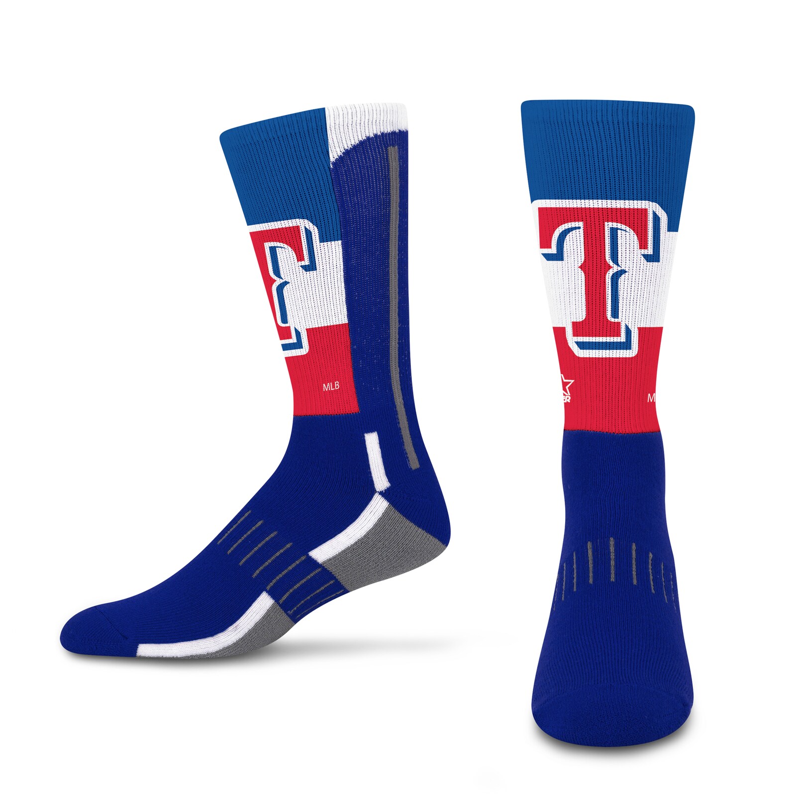 남녀공용 Texas Rangers Starter Big Energy Neo 2팩 크루 양말 세트 상세 이미지 5