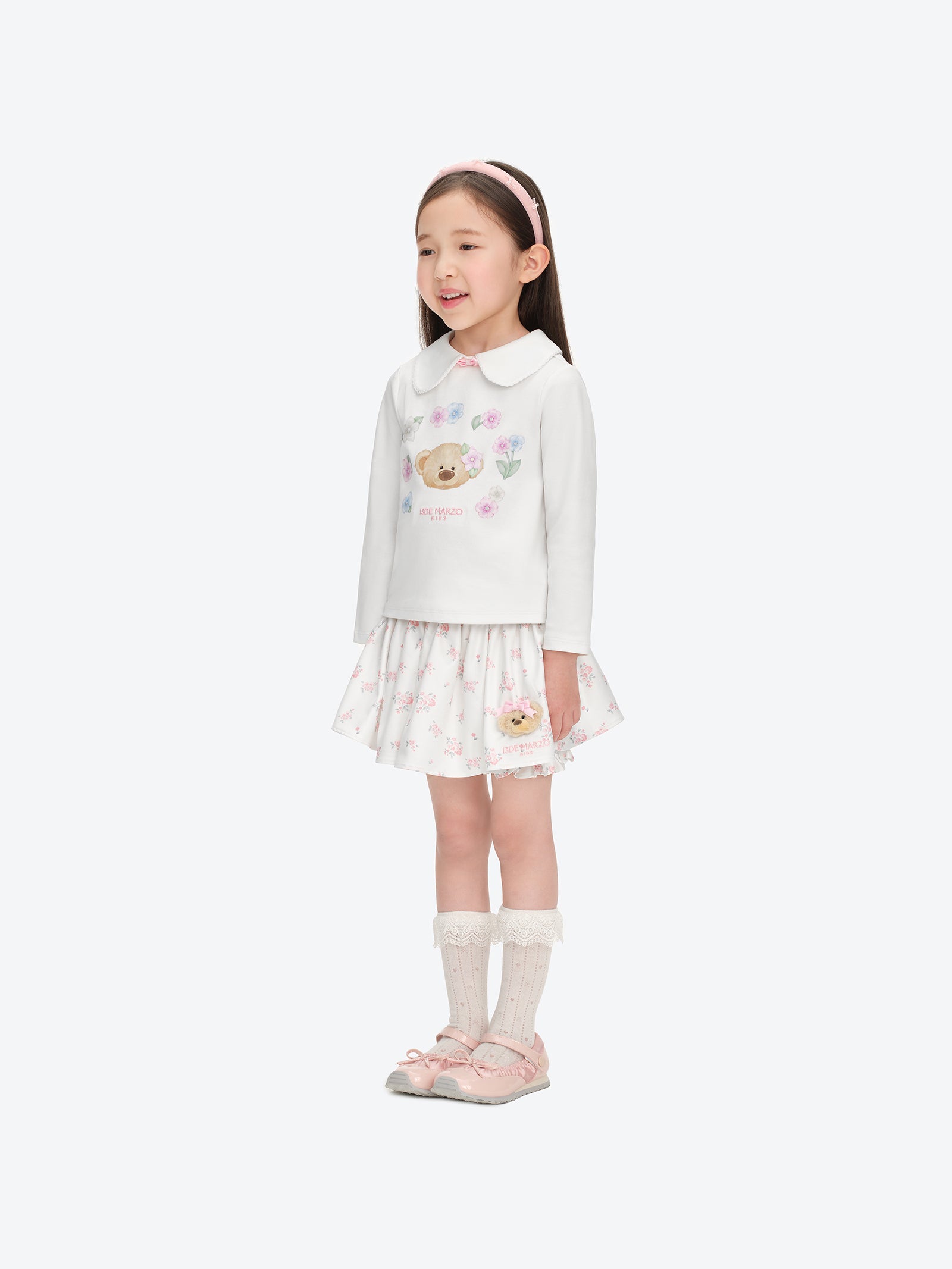 베이비베어 플라워 프린트 블루머 쇼츠 상세 이미지 3