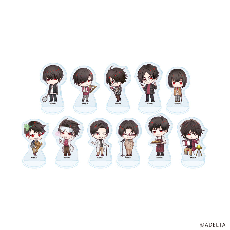 (1BOX=11)(굿즈 - 아크릴 스탠드) Owen (Ooe) 아크릴 쁘띠 스탠드 04 스쿨 Ver. (치비 일러스트)
