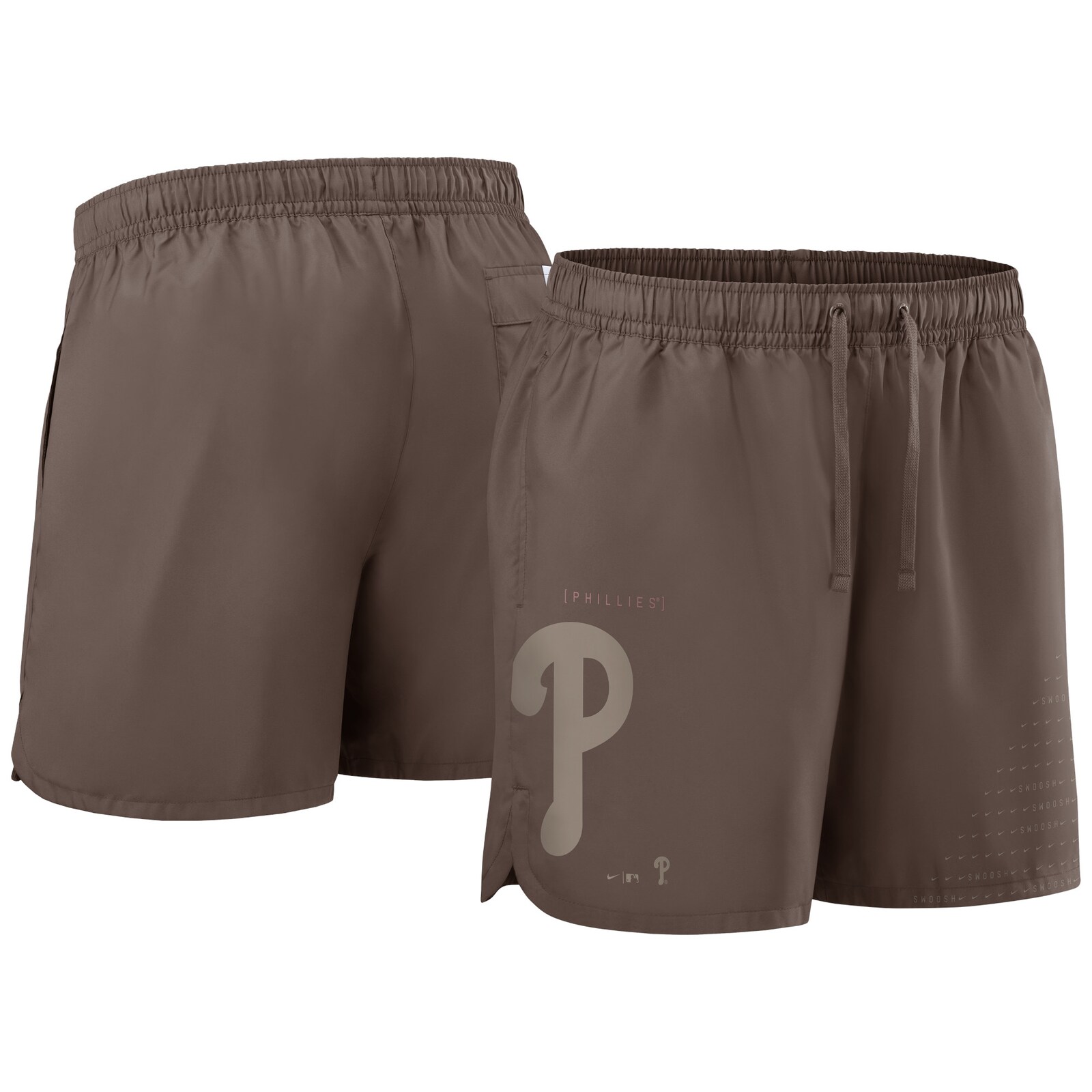 남성용 Philadelphia Phillies Nike 라이트 브라운 Statement 반바지 상세 이미지 2