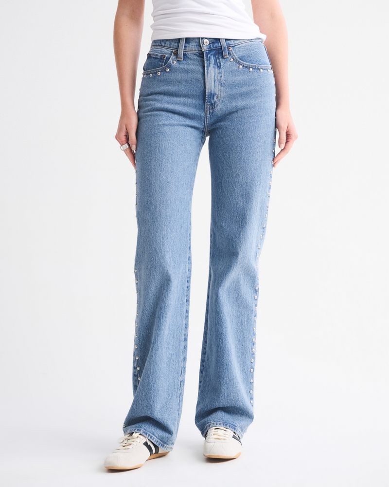 High Rise 90s Relaxed Studded Jean 상세 이미지 3