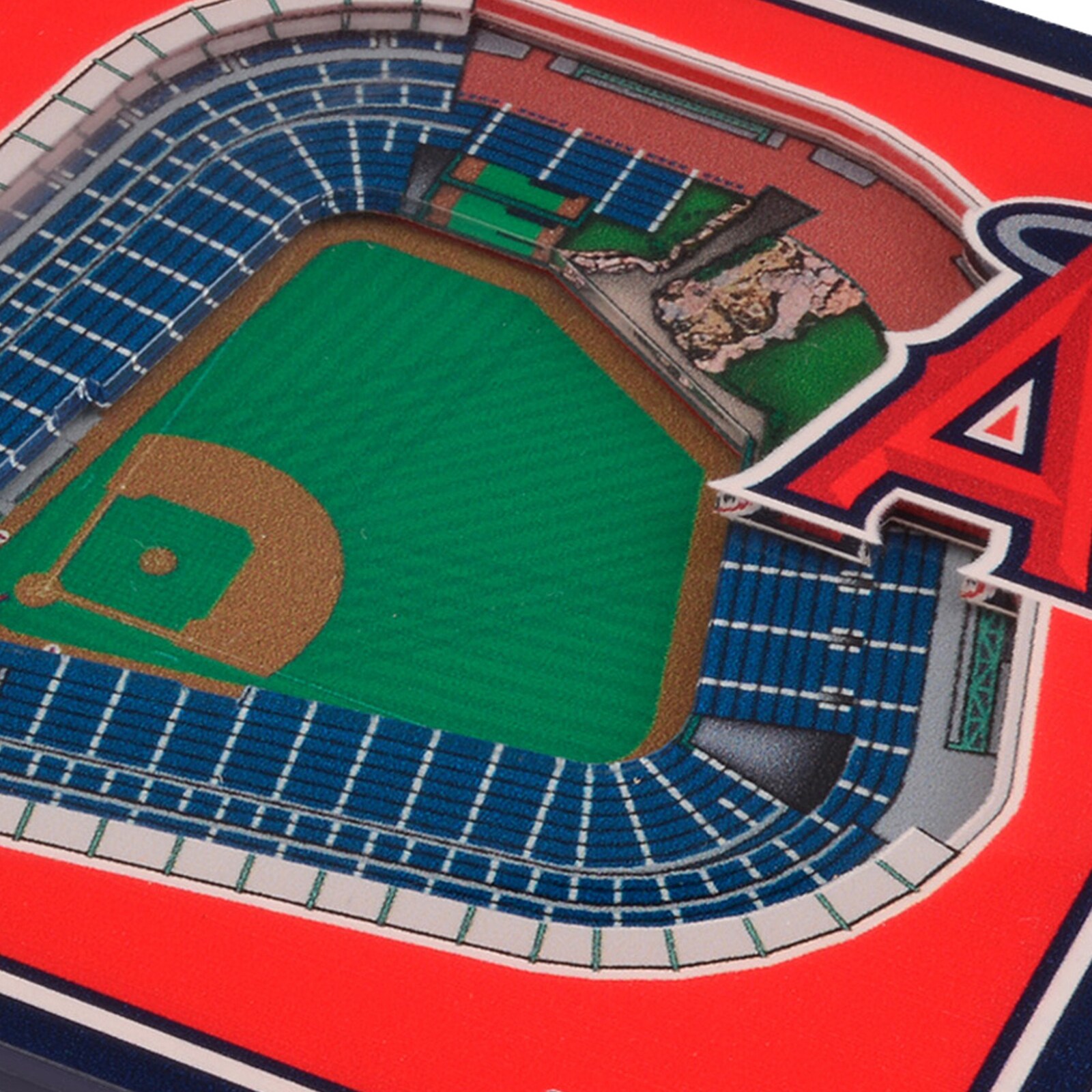 Los Angeles Angels 레드 3D StadiumViews 코스터 상세 이미지 3