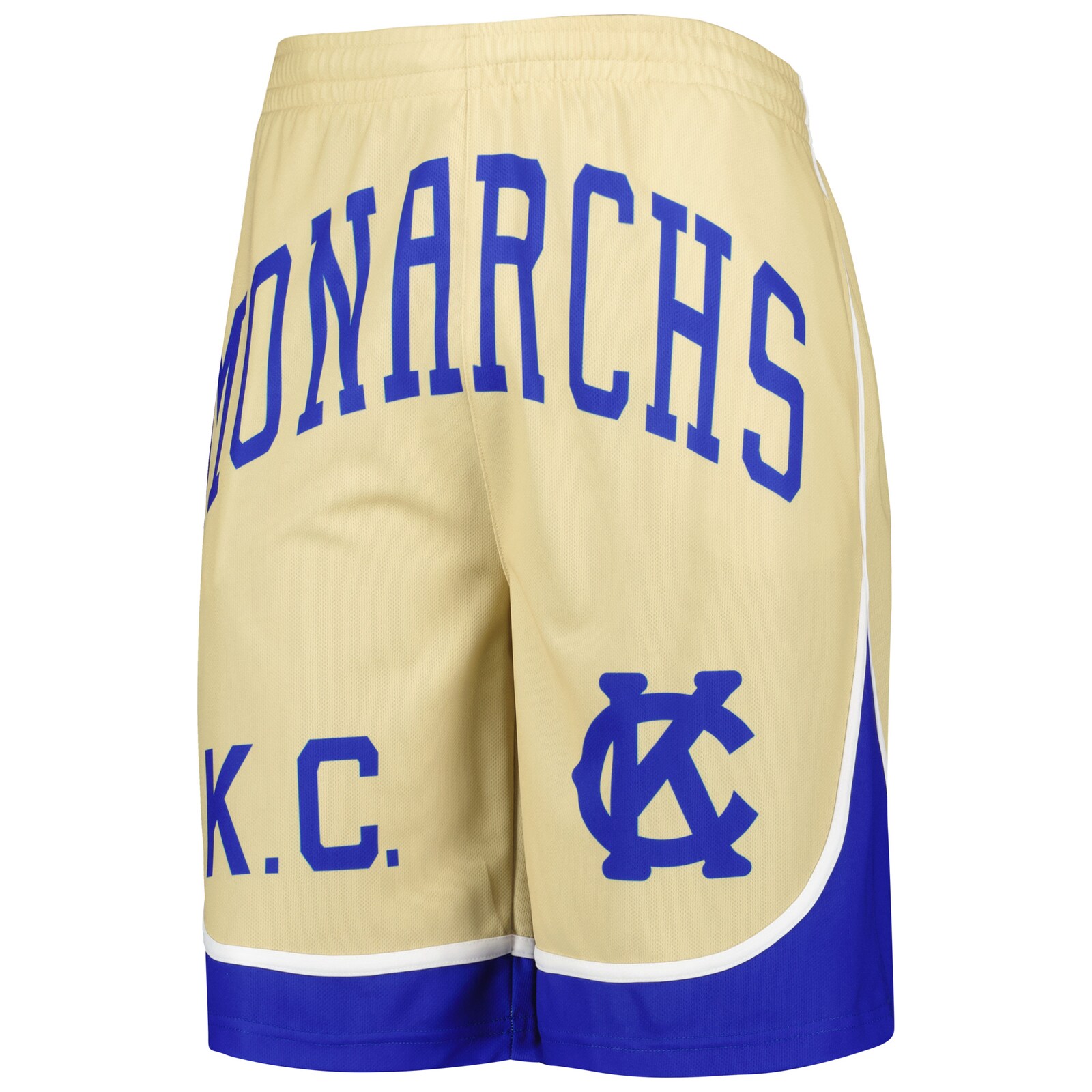 남성용 Kansas City Monarchs Stitches 크림 쇼츠 상세 이미지 3