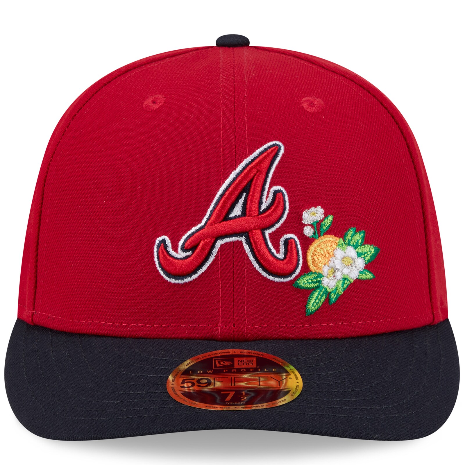 남성용 Atlanta Braves New Era 레드/네이비 2026 스프링 트레이닝 로우 프로파일 59FIFTY 피티드 모자 상세 이미지 3