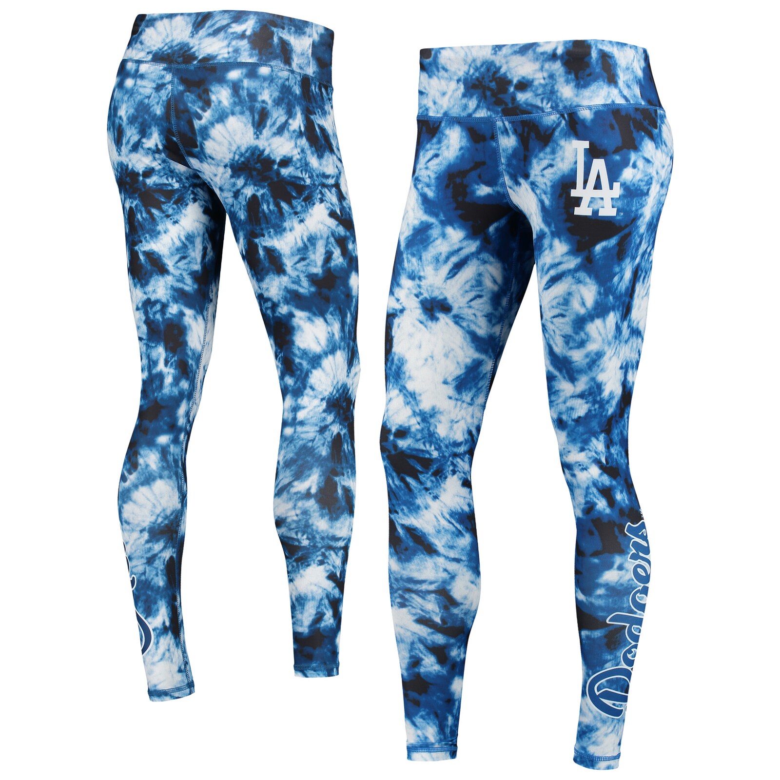 여성용 Los Angeles Dodgers FOCO 로열 타이다이 레깅스 상세 이미지 2