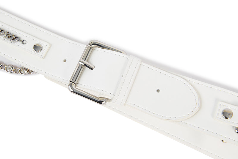 Hook Buckle 벨트 백 화이트 상세 이미지 10
