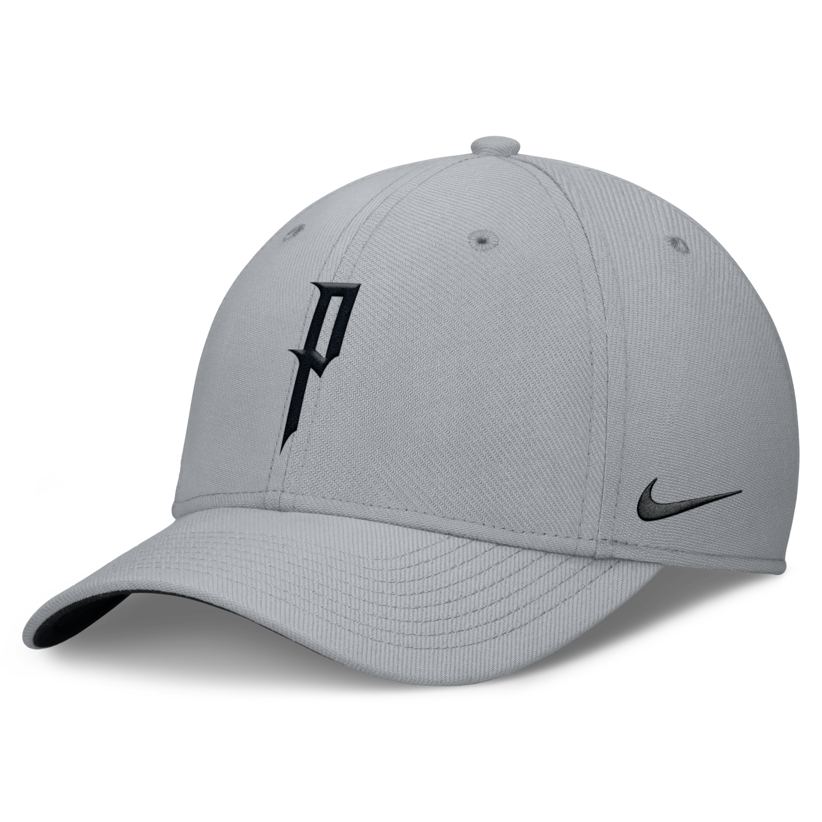 남성용 Pittsburgh Pirates Nike 그레이 2026 City Connect Rise Dri-FIT Flex 모자 상세 이미지 2