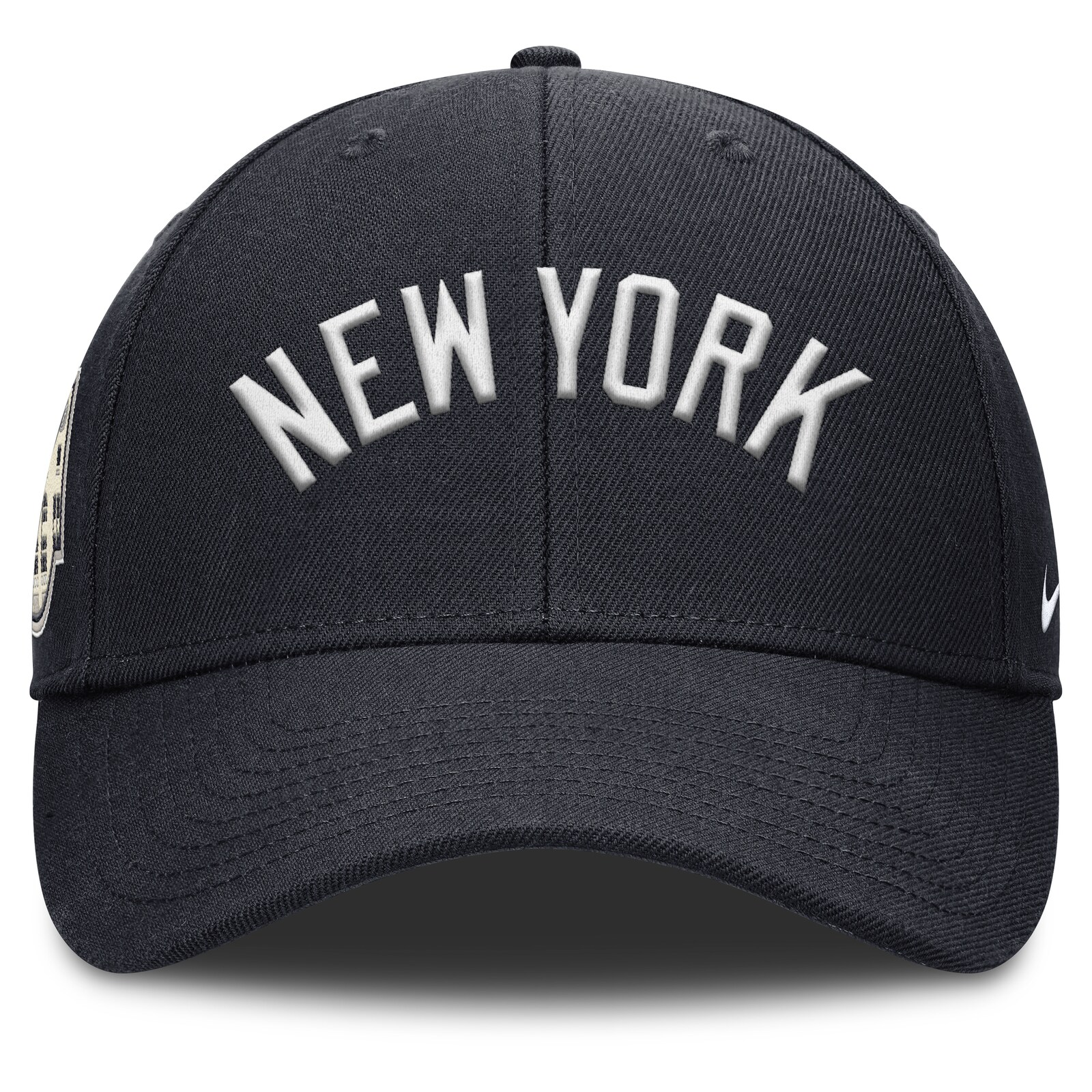 남성용 New York Yankees Nike 네이비 Rise 개버딘 조절 모자 상세 이미지 3