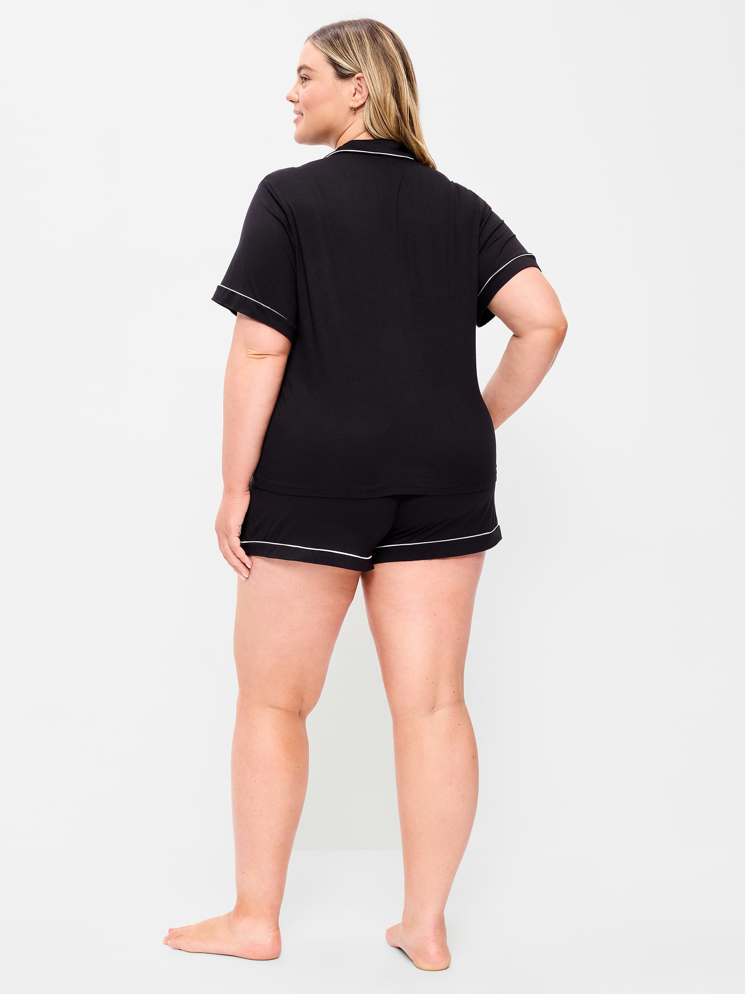 Sunday Sleep Knit Jersey Short Set 상세 이미지 8