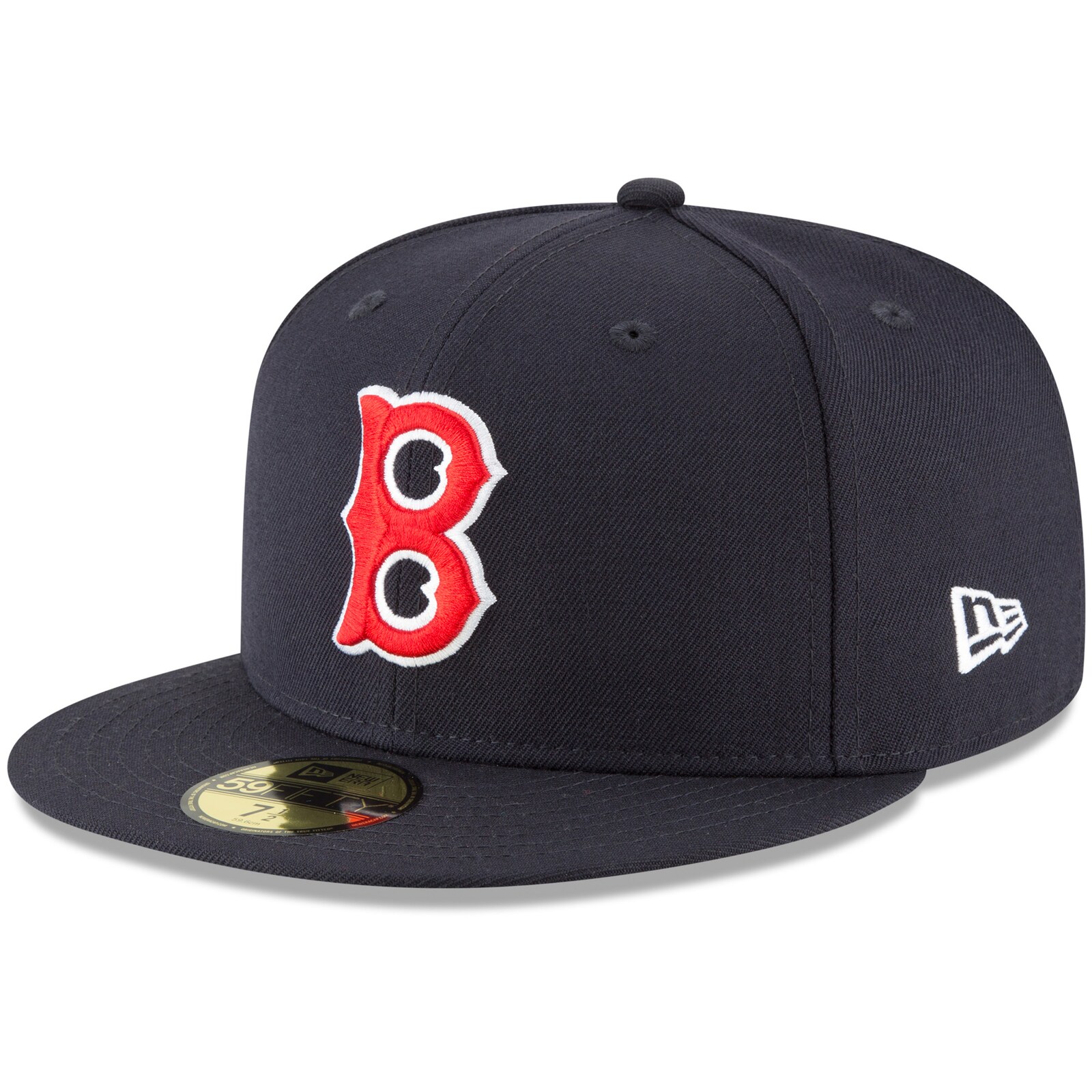 남성용 Boston Red Sox New Era 네이비 쿠퍼스타운 컬렉션 울 59FIFTY 피티드 모자 상세 이미지 2