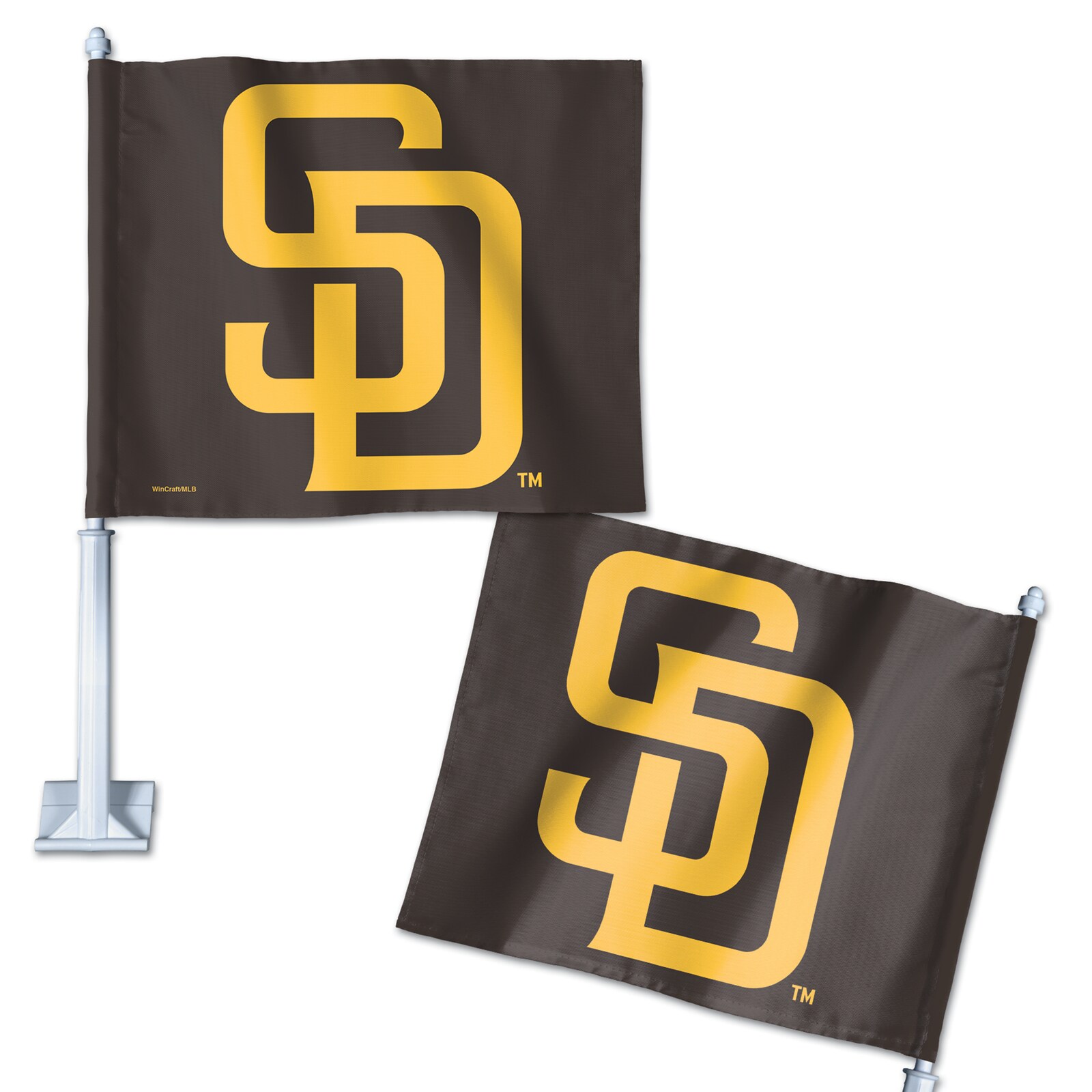 San Diego Padres WinCraft 양면 팀 차량용 깃발 상세 이미지 4
