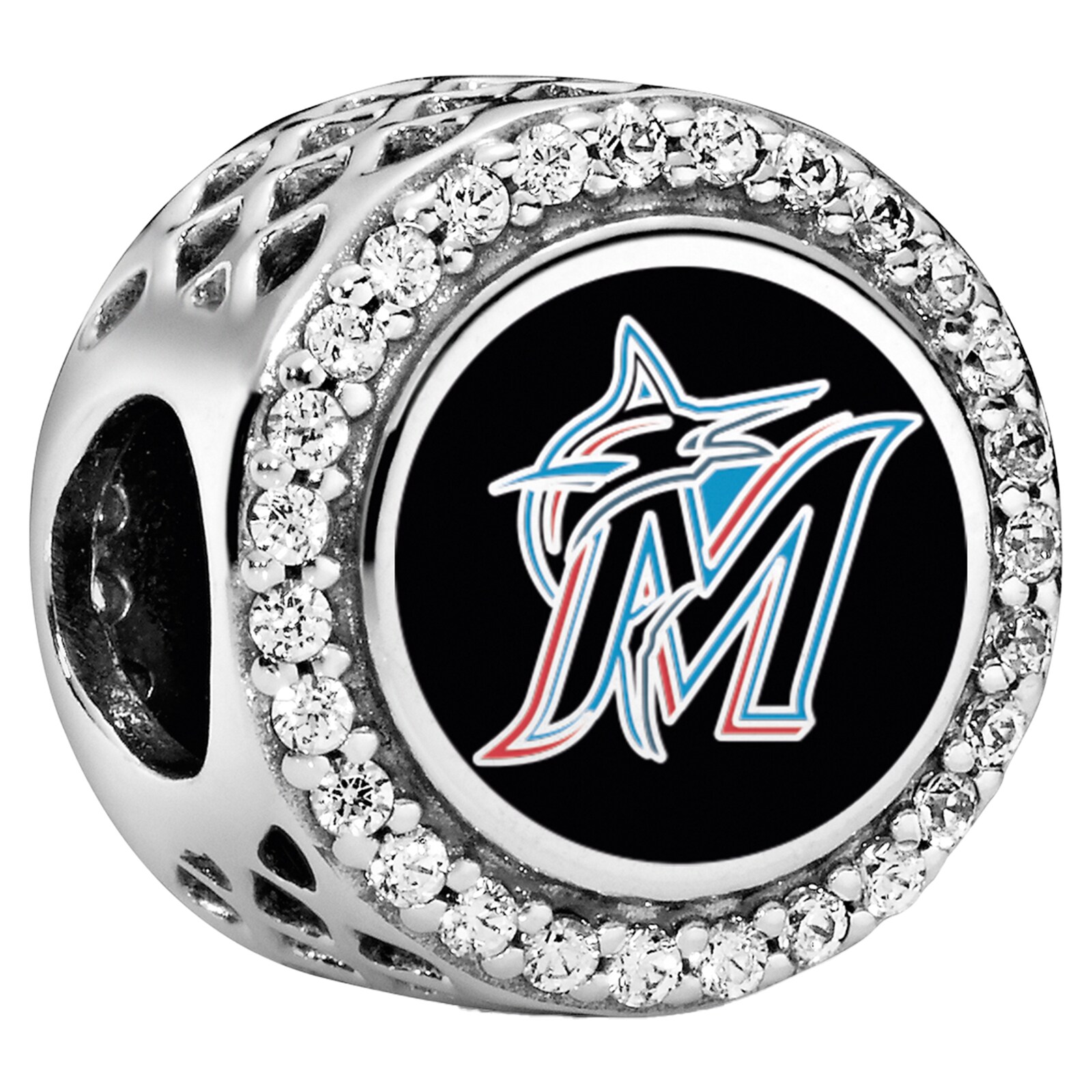 Miami Marlins Pandora 컬러 버튼 참