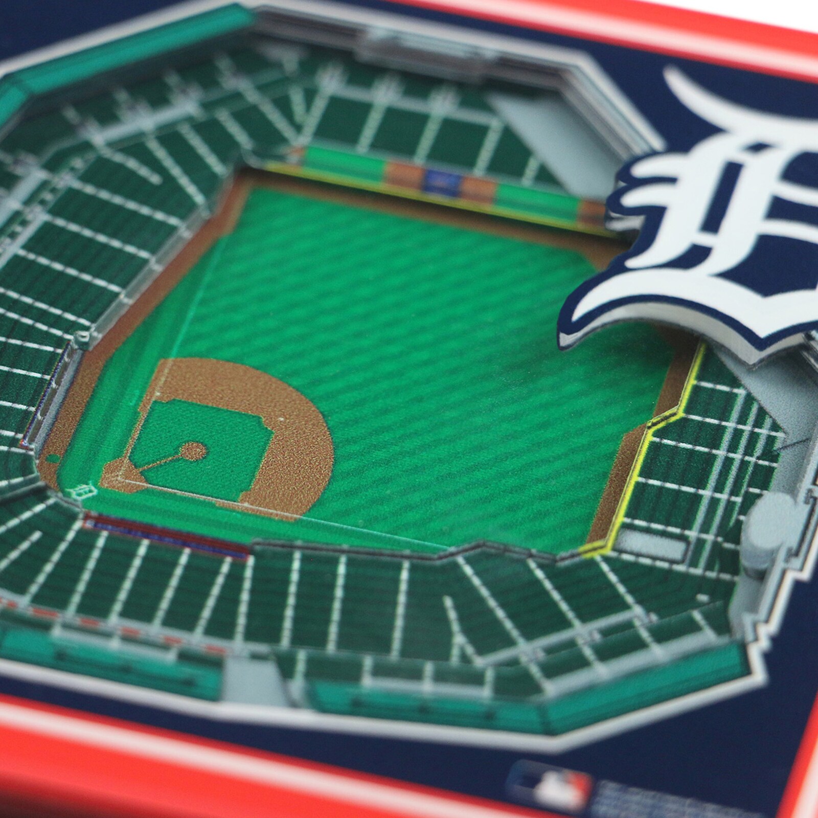 Detroit Tigers IDNA 블루 3D 스타디움뷰 코스터 상세 이미지 3