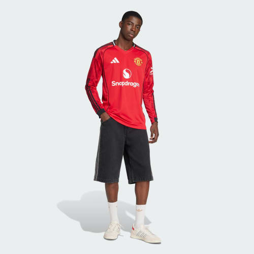 Manchester United 25/26 Long Sleeve Home Jersey 상세 이미지 3