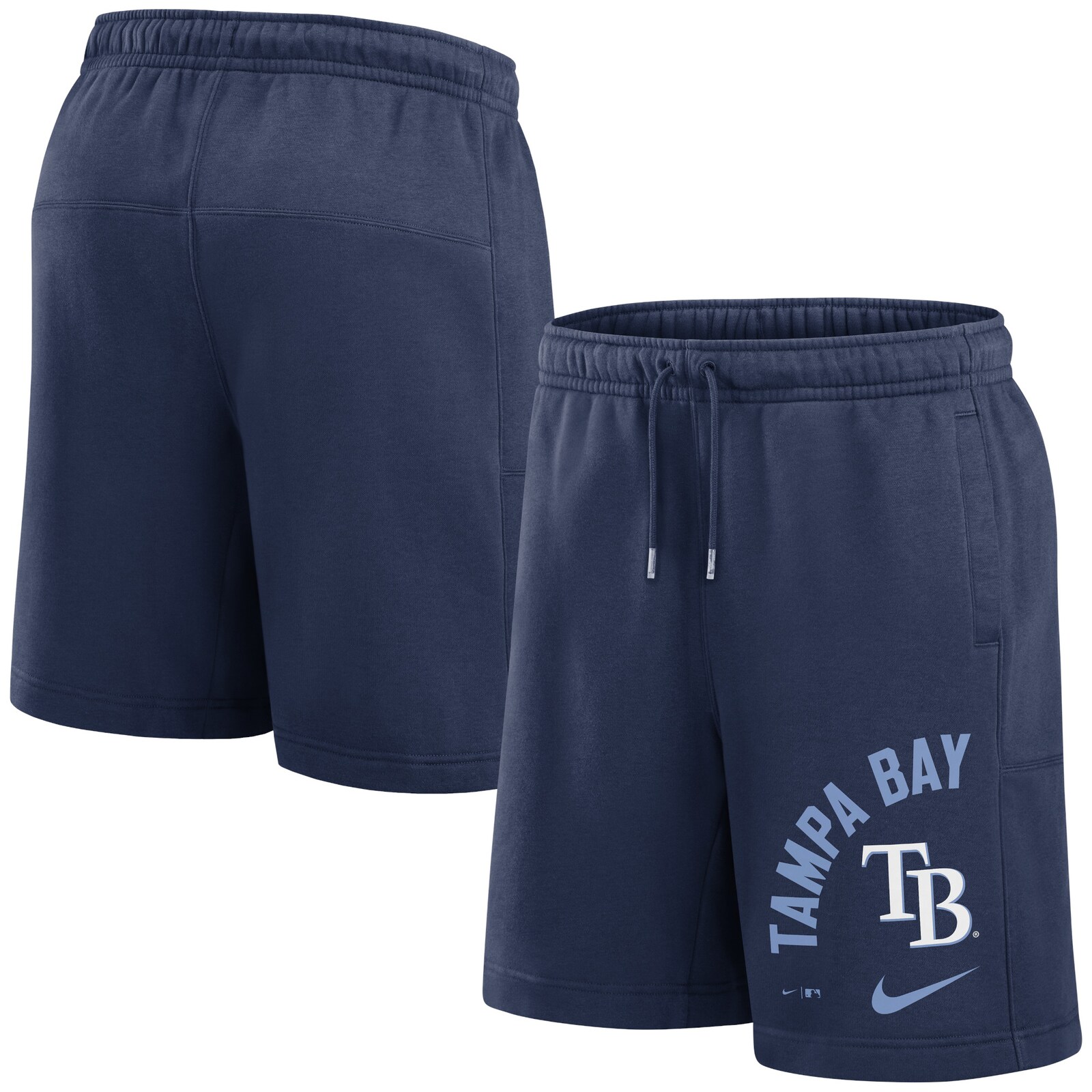 남성용 Tampa Bay Rays 네이비 아치형 키커 반바지 상세 이미지 2