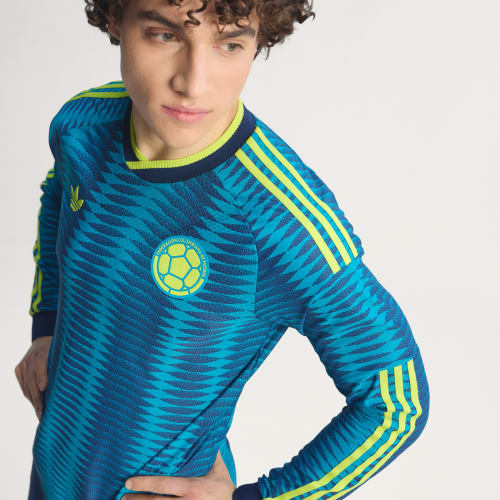 Colombia 26 Away Authentic Long Sleeve Jersey 상세 이미지 10