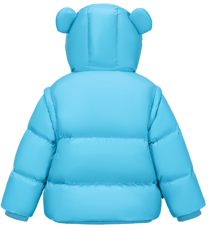 BabyBear 탈부착 다운 재킷 블루 상세 이미지 9