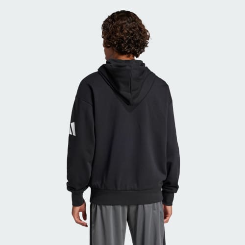Essentials Loose-Fit 3 Bar Logo French Terry Hoodie 상세 이미지 2