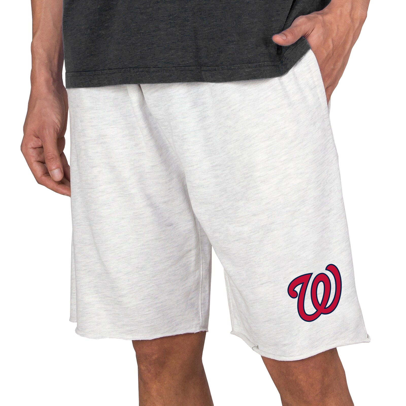 남성용 Washington Nationals Concepts Sport 오트밀 Mainstream Terry 트라이블렌드 반바지 상세 이미지 2