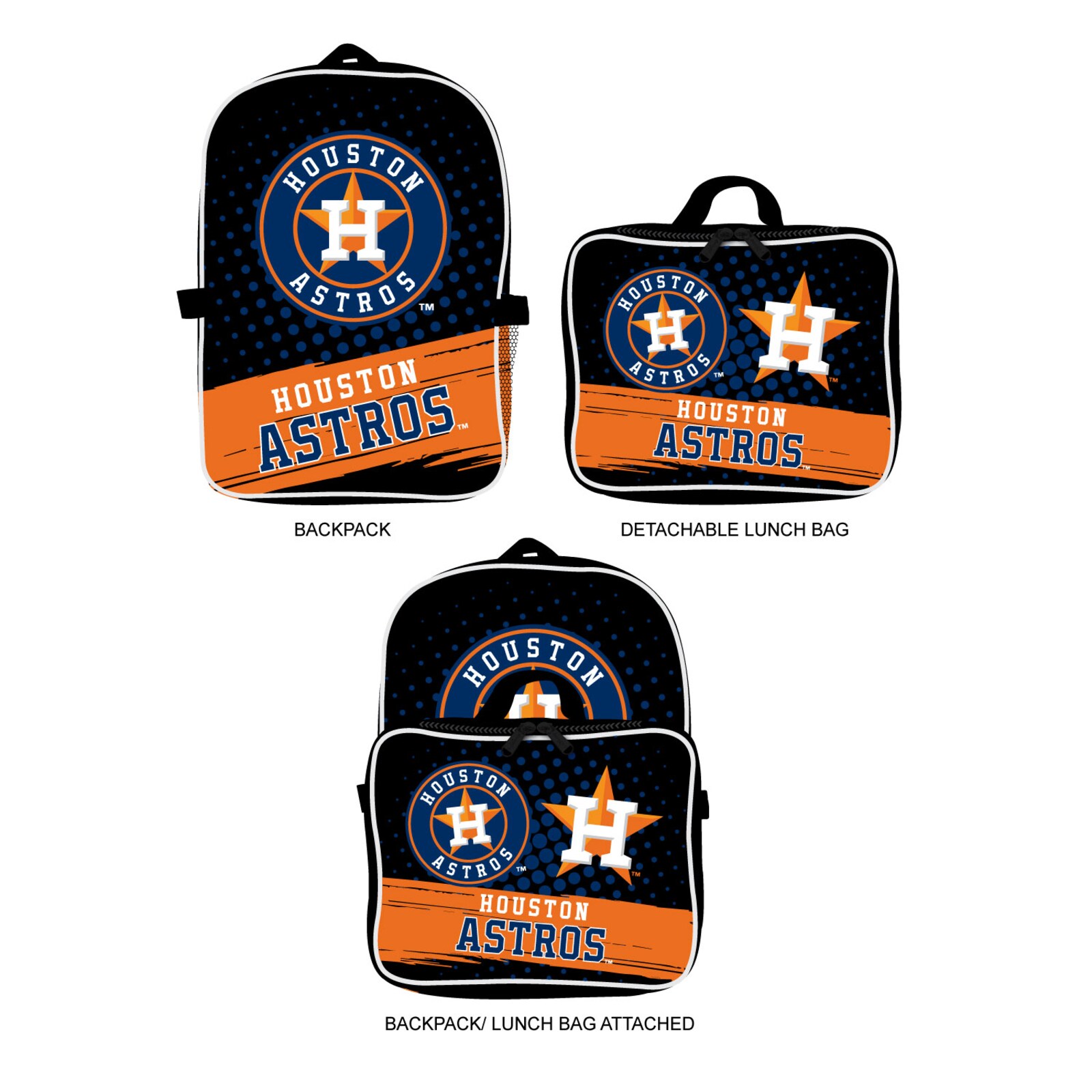 Houston Astros MOJO 백팩 & 런치 박스 2종 세트 상세 이미지 2