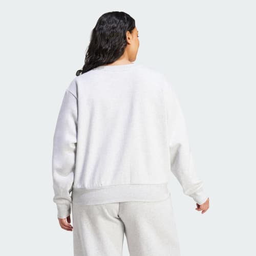 ESSENTIALS SMALL LOGO FEEL COZY SWEATSHIRT (PLUS SIZE) 상세 이미지 2