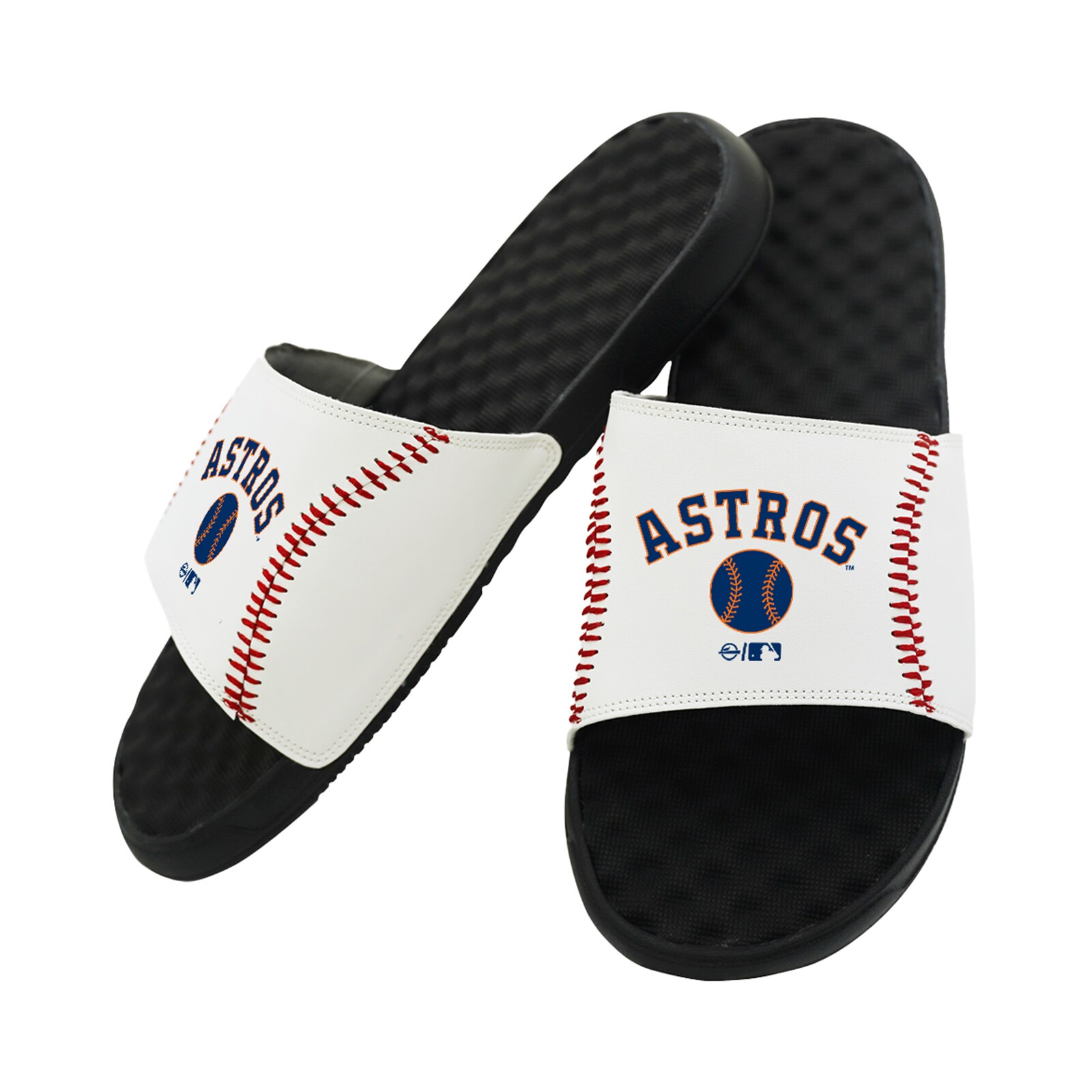 남녀공용 Houston Astros ISlide 야구공 스티치 슬라이드 샌들
