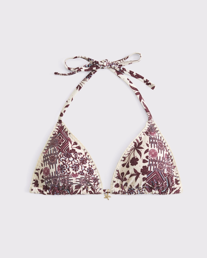 Halter String Triangle Bikini Top 상세 이미지 6