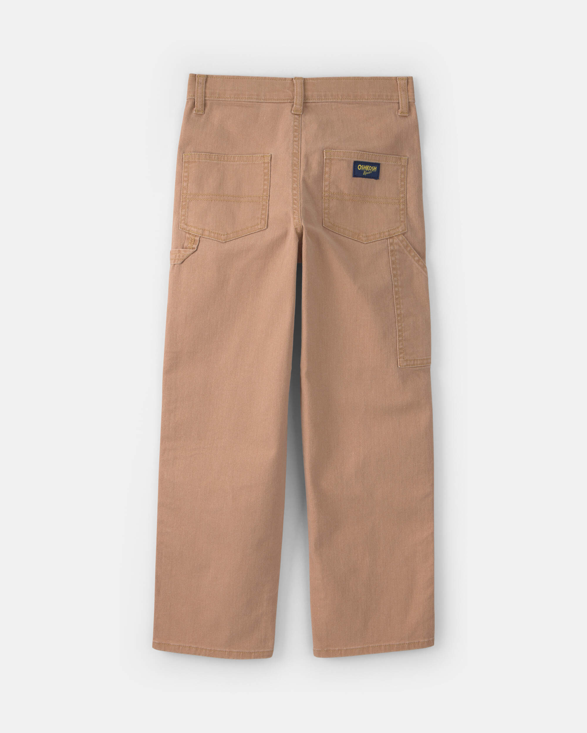 Boys Straight-Leg Pants - Khaki 상세 이미지 2