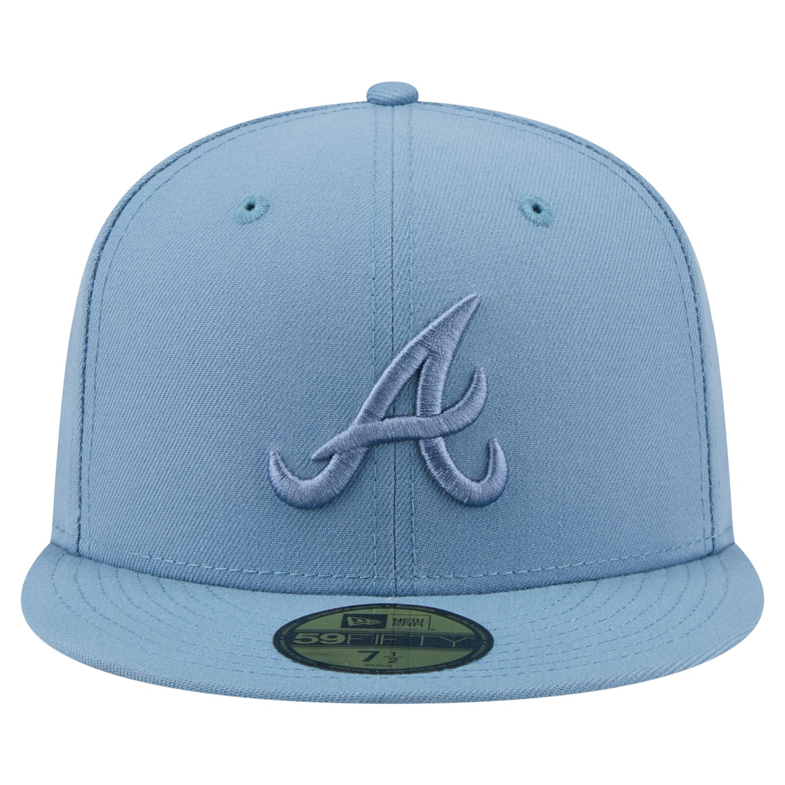 남성용 Atlanta Braves New Era 블루 컬러 팩 59FIFTY 피티드 모자 상세 이미지 3