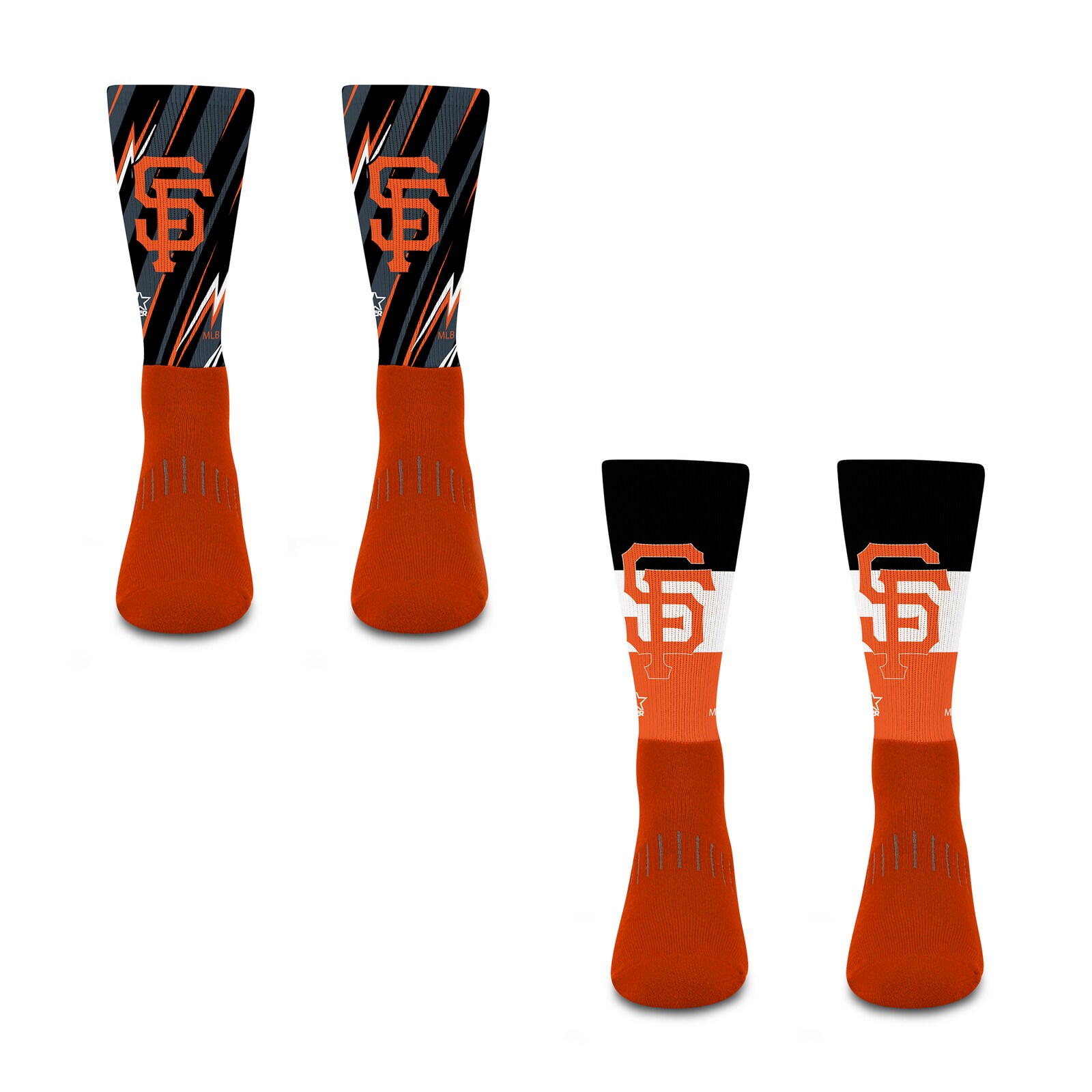 남녀공용 San Francisco Giants Starter Big Energy Neo 2팩 크루 양말 세트 상세 이미지 3