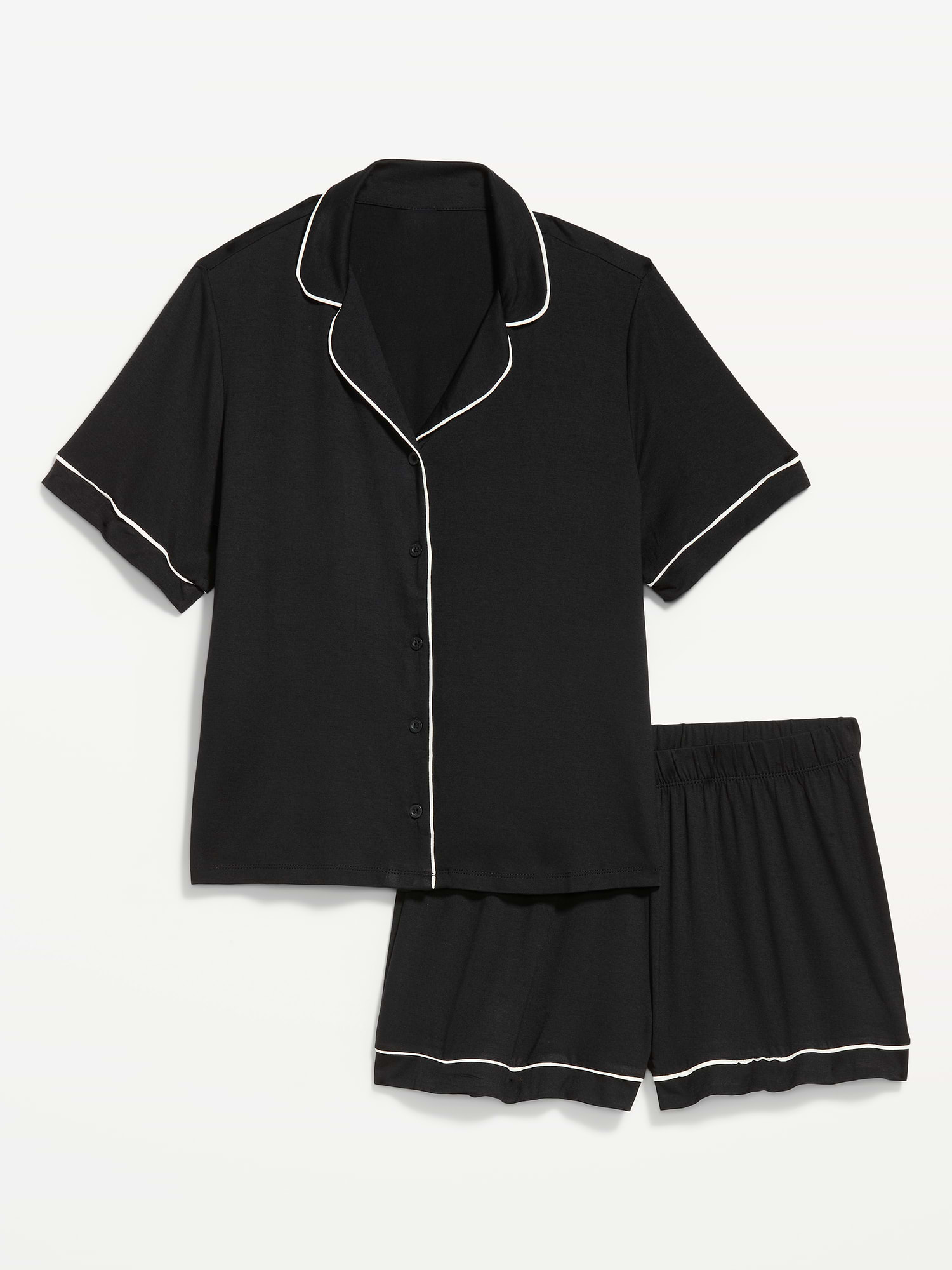 Sunday Sleep Knit Jersey Short Set 상세 이미지 4