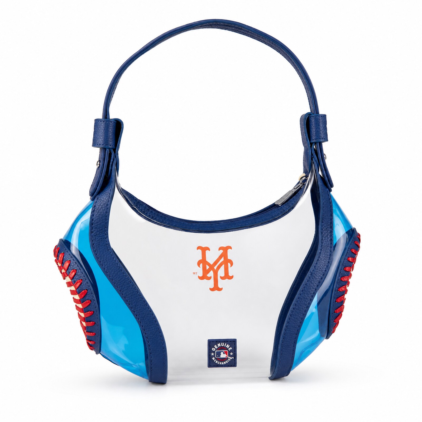 New York Mets Montana West 투명 슬라우치 숄더백 상세 이미지 4