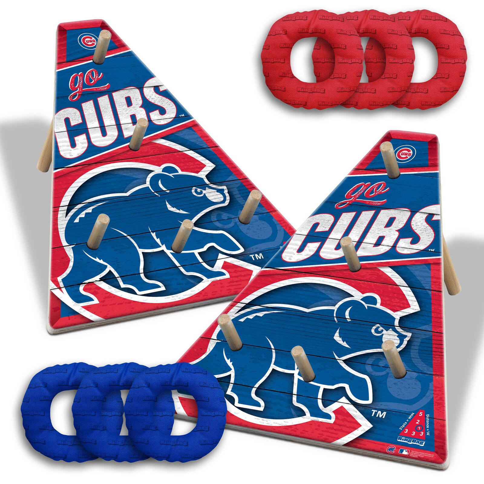 Chicago Cubs IDNA 20 x 23 링 백 게임