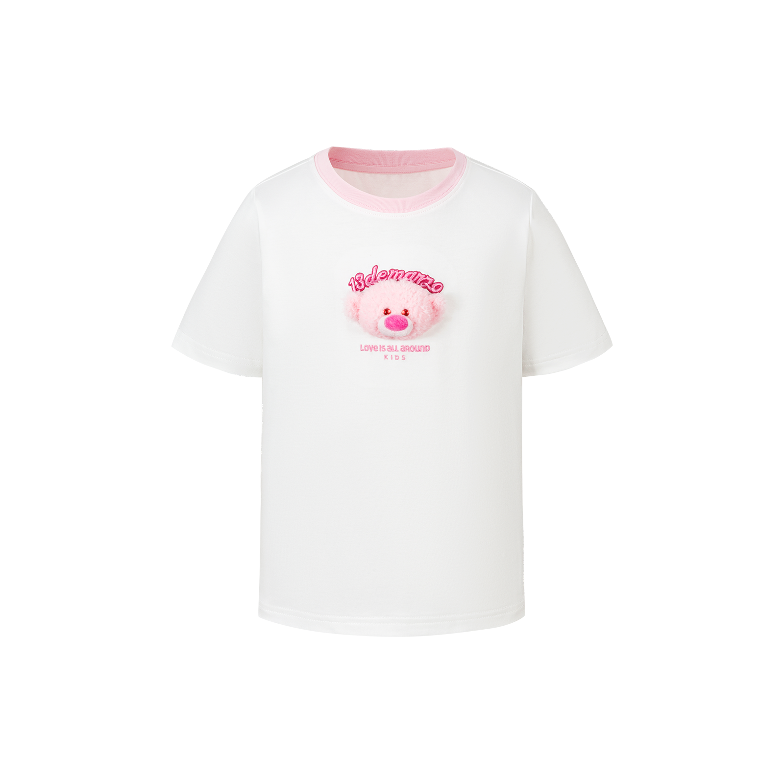 BabyBear 라운드넥 티셔츠 화이트