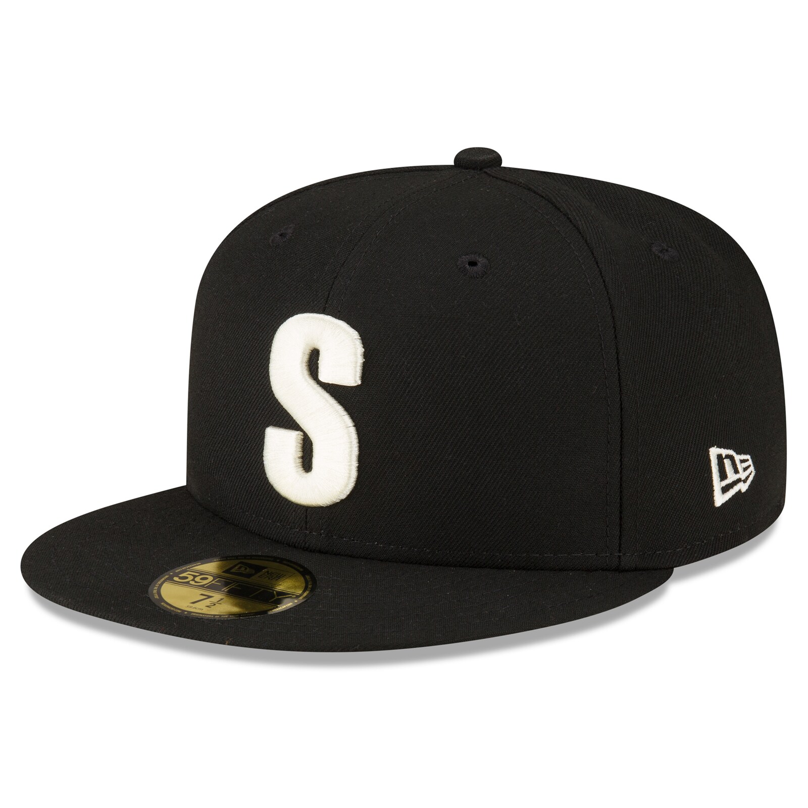 남성용 Seattle Mariners New Era 블랙 Authentic Collection 59FIFTY 피티드 모자 상세 이미지 2