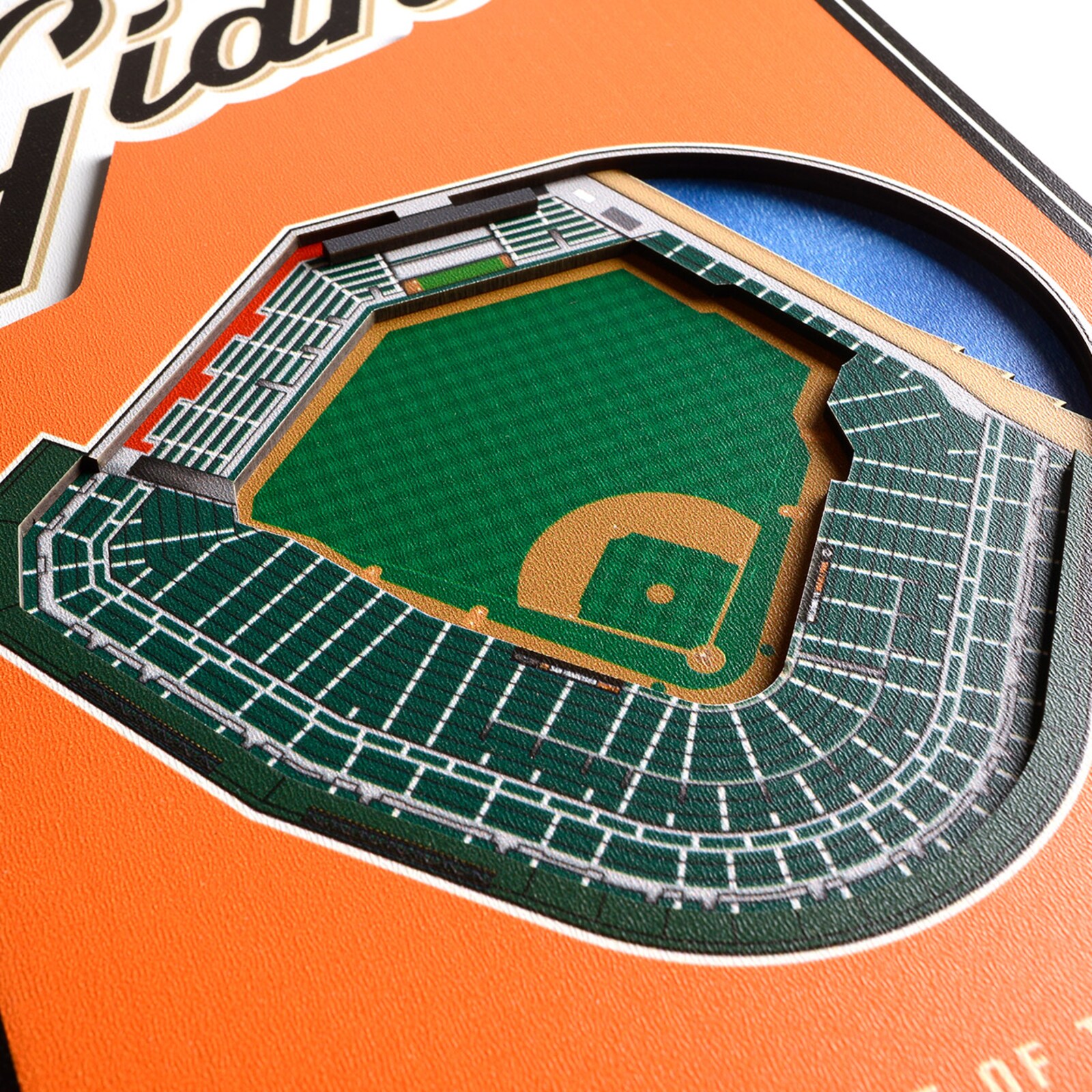 샌프란시스코 자이언츠 8'' x 32'' 3D StadiumView 배너 상세 이미지 3