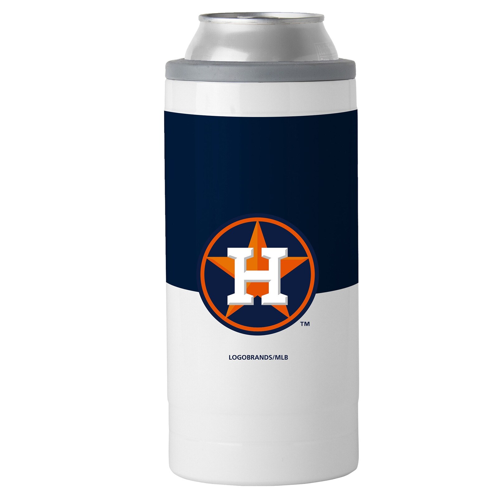 Houston Astros 12온스 팀 컬러블록 슬림 캔 쿨러 상세 이미지 2