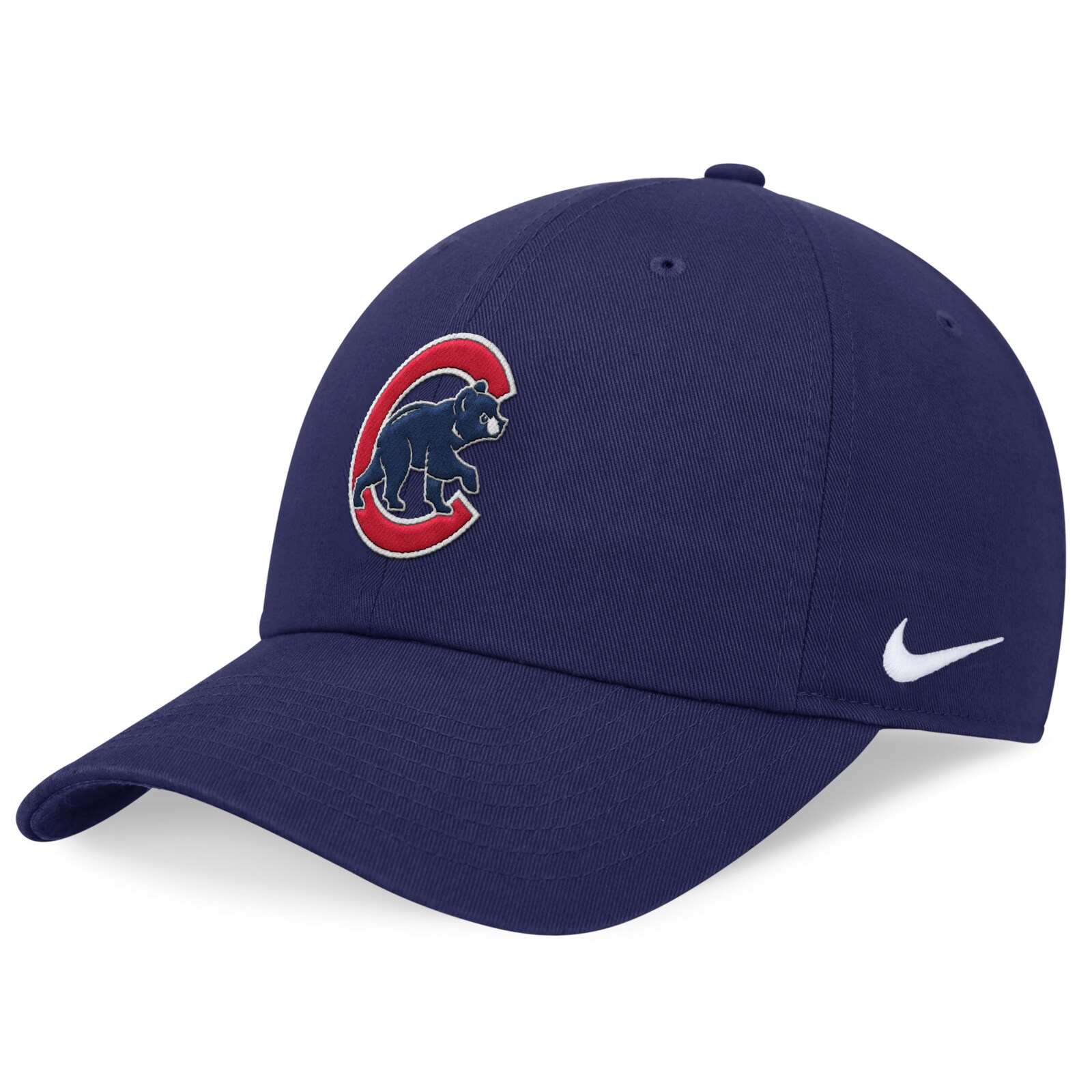 남성용 Chicago Cubs Nike 로열 Club 조절식 모자 상세 이미지 2