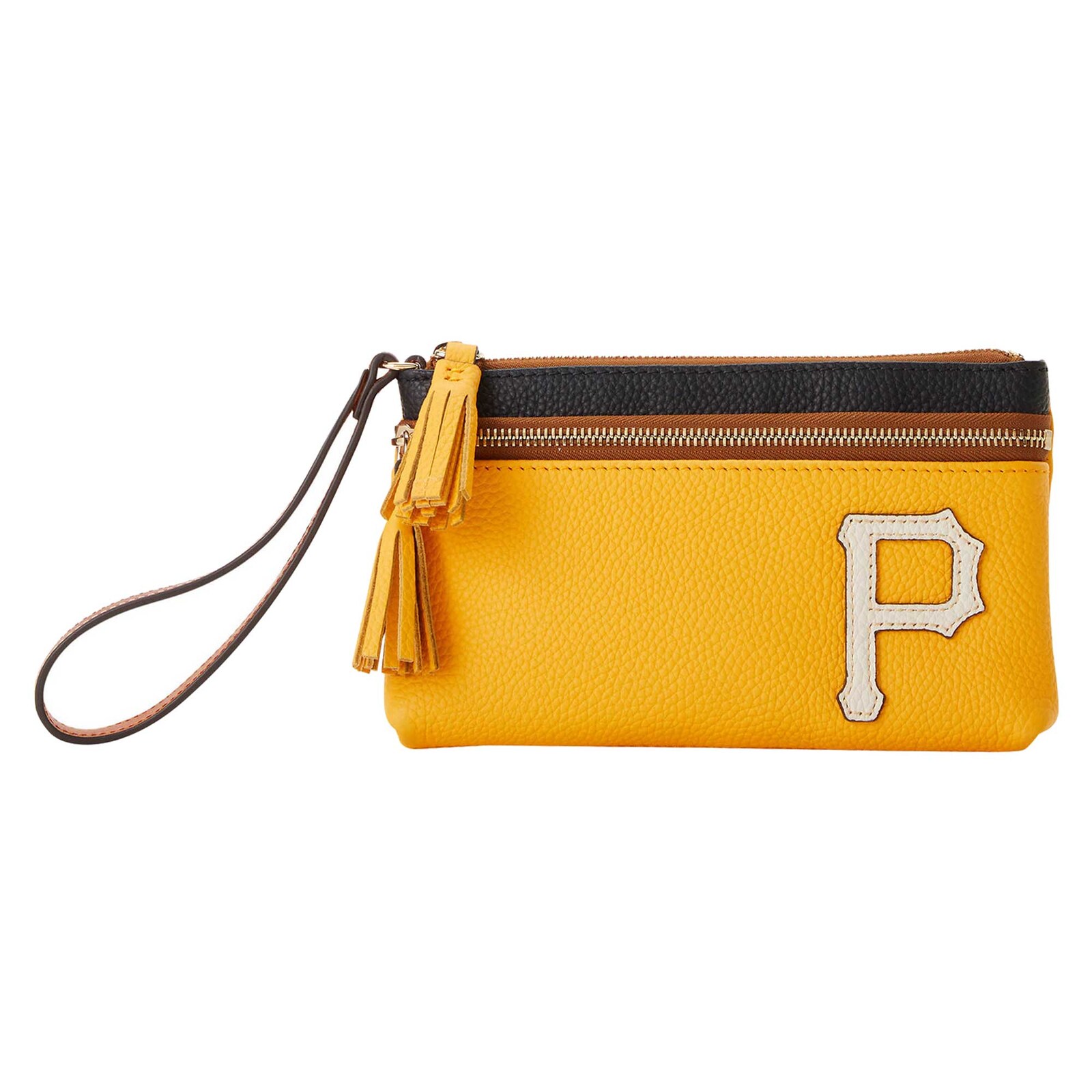 피츠버그 파이리츠 Dooney & Bourke 인필드 더블 지퍼 손목지갑 상세 이미지 5