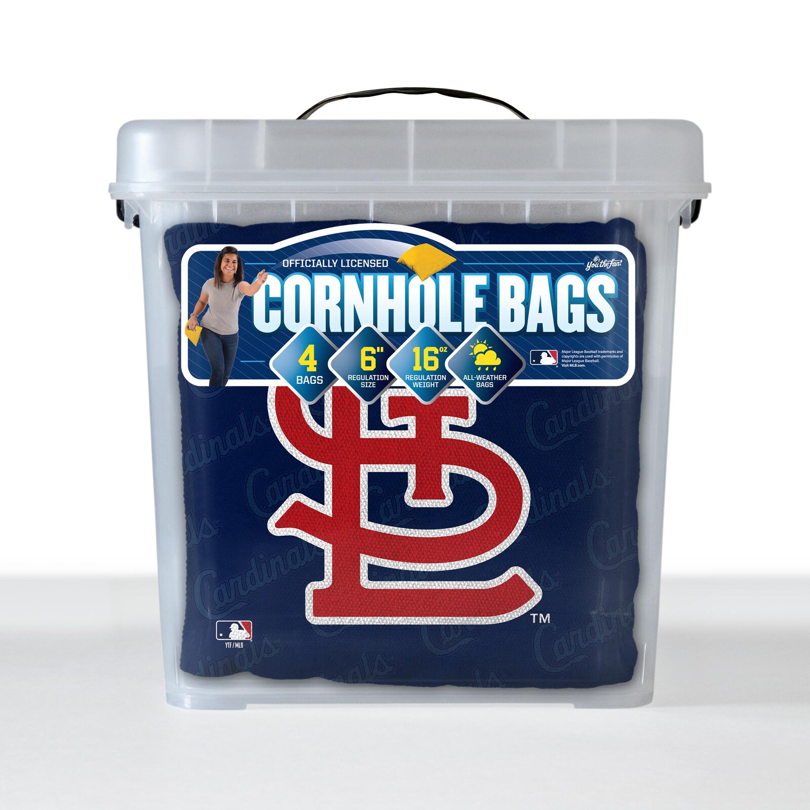 St. Louis Cardinals IDNA 4피스 콘홀 백 세트 상세 이미지 7