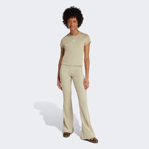 Essentials Rib Flared Leggings 상세 이미지 3