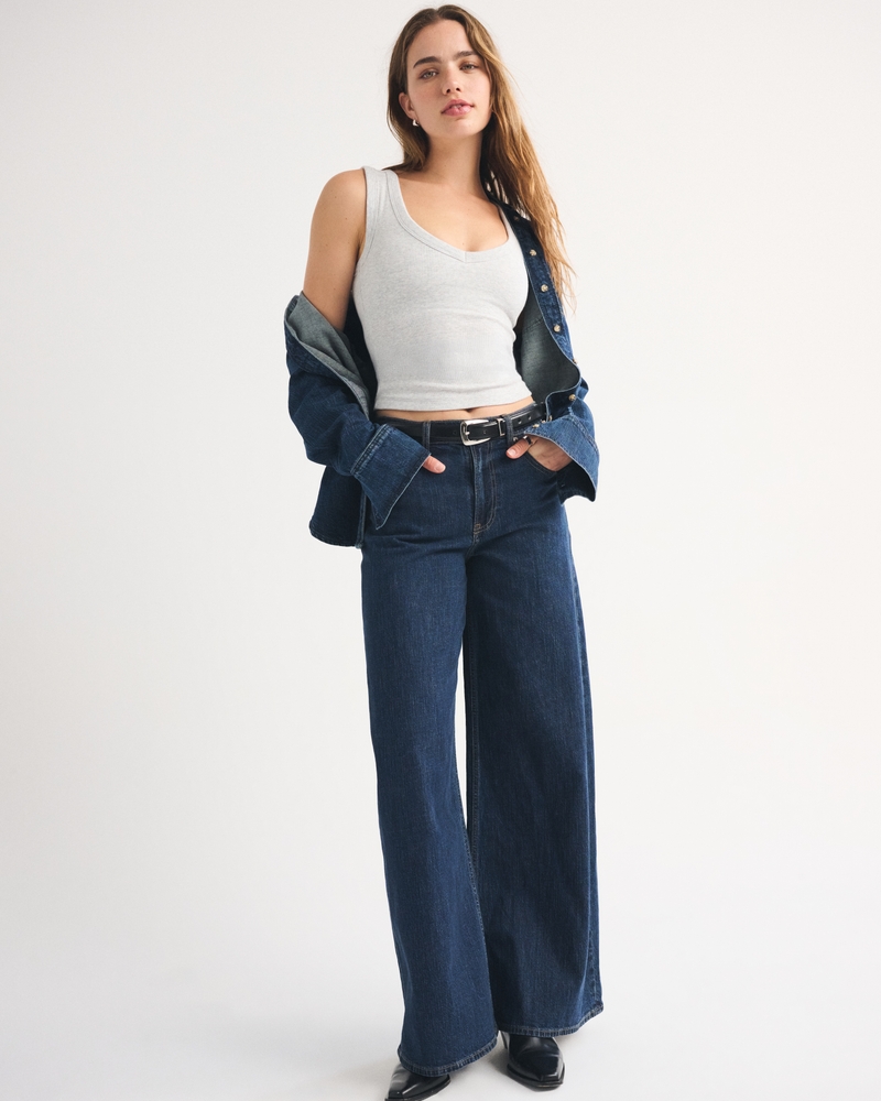 Bra-Free Rib V-Neck Tank 상세 이미지 3