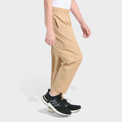 Elastic Waistband Woven Ripstop Cargo Pants 상세 이미지 4