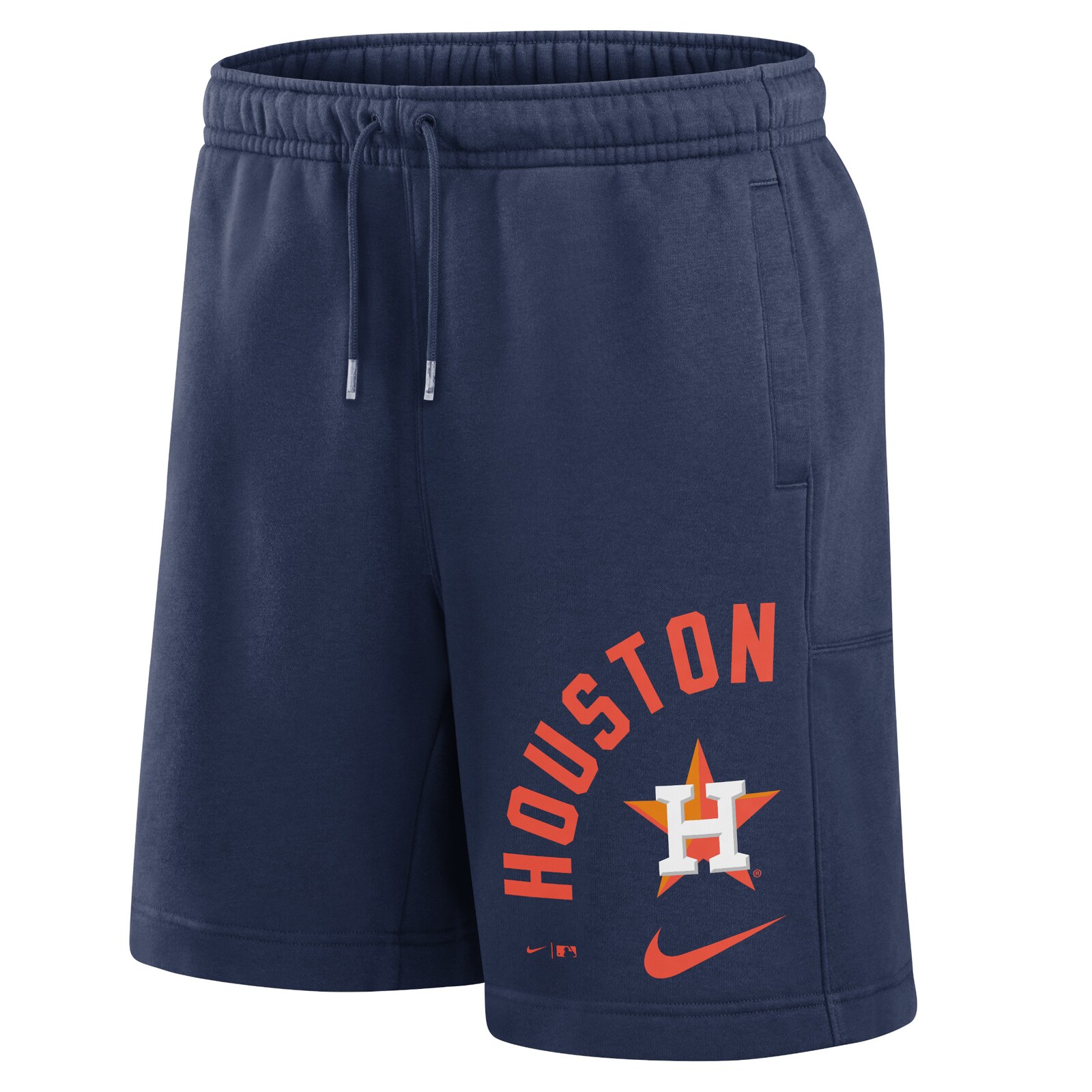 남성용 Houston Astros Nike 네이비 아치형 키커 반바지 상세 이미지 3
