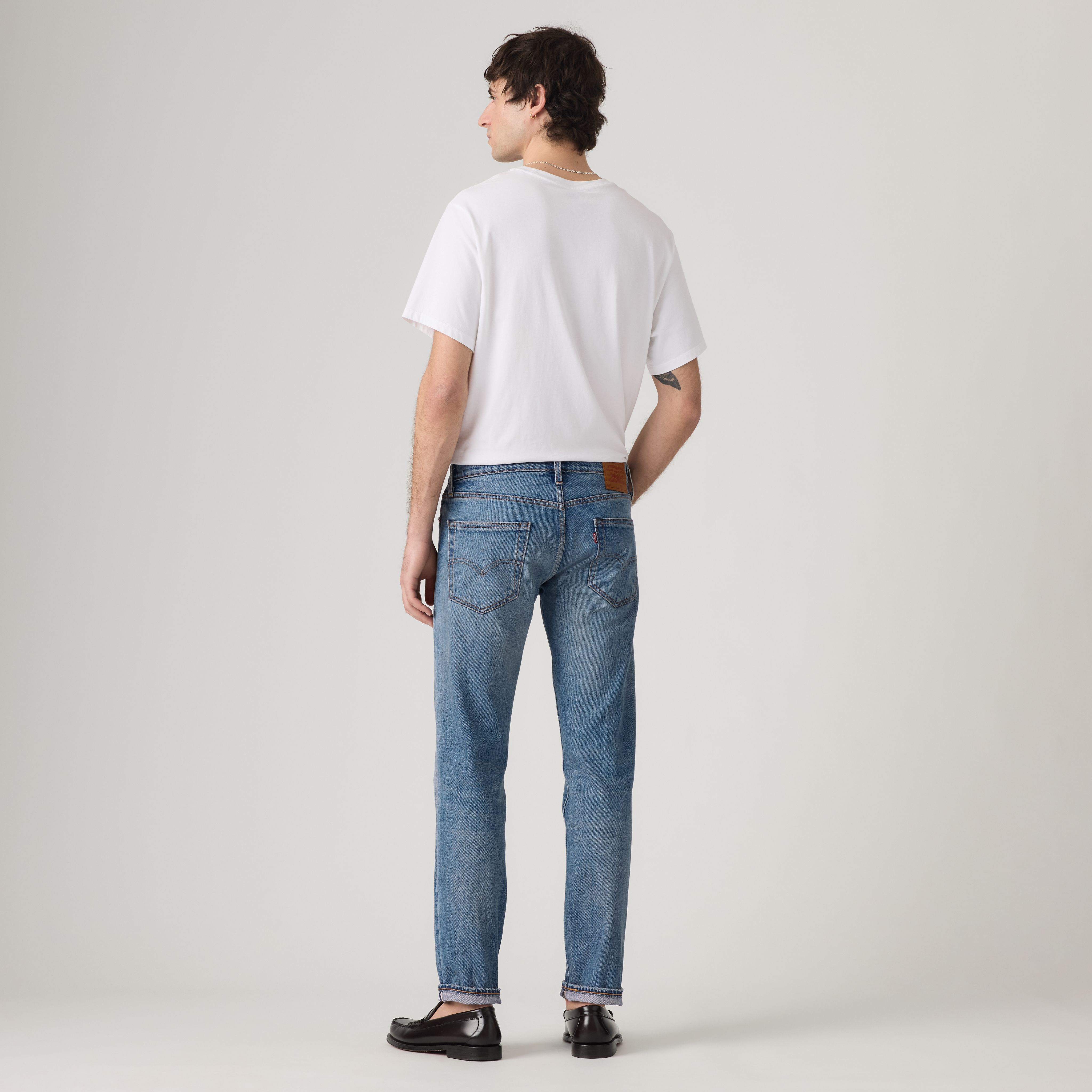 502™ 테이퍼 셀비지 남성용 청바지 상세 이미지 3