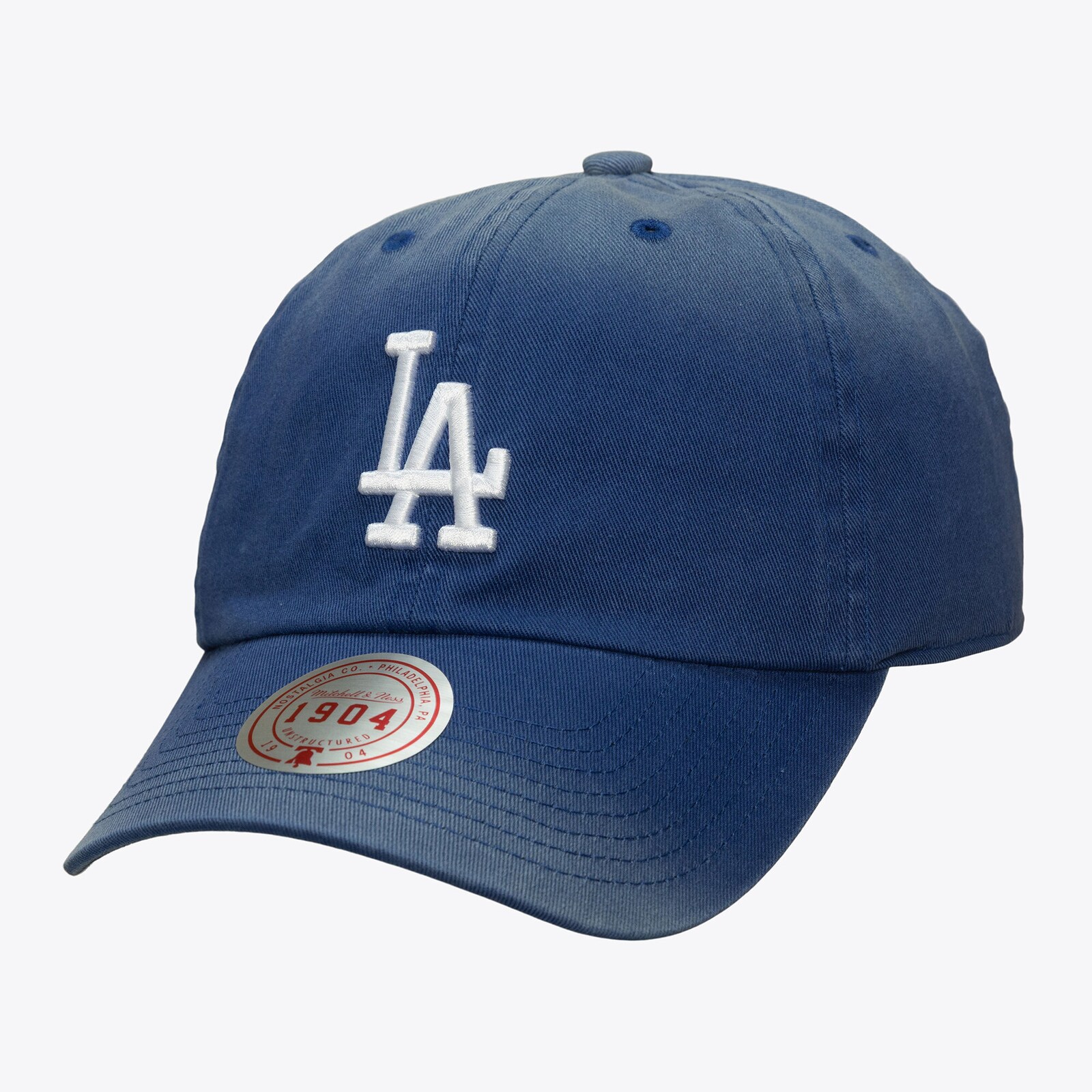남녀공용 Los Angeles Dodgers Mitchell & Ness 로열 1904 소프트 워시 조절식 모자 상세 이미지 2